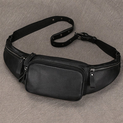 Bolsa Mensajero de Cuero para Hombre - Diseño Minimalista y Funcional - Image 9