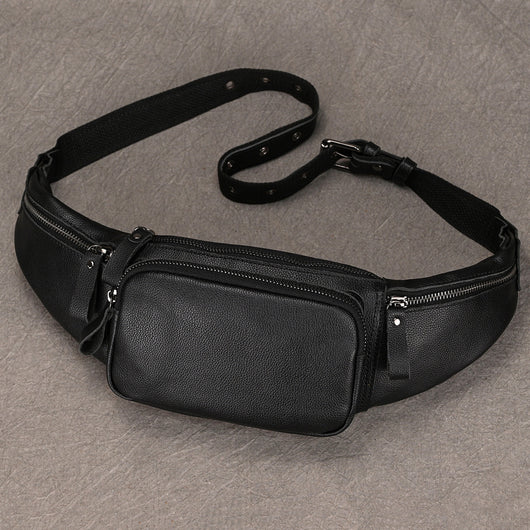 Bolsa Mensajero de Cuero para Hombre - Diseño Minimalista y Funcional - Image 9