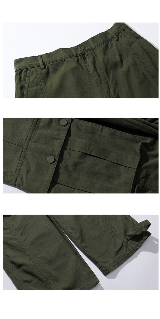 Overol Ancho Retro Trendy para Parejas - Diseño Suelto y Moderno - Image 4