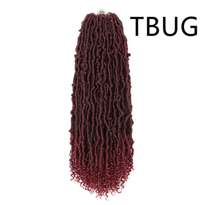 Peluca Rizada Larga Cabello Irregular Africano para Mujer - Image 16