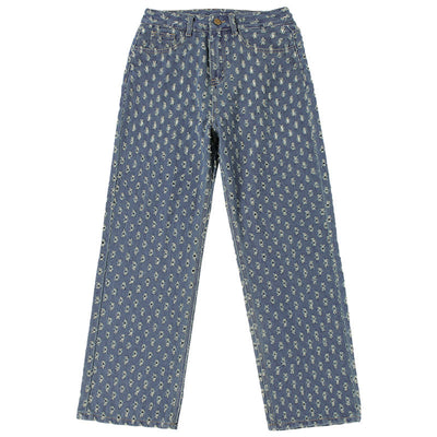 Jeans Talle Alto Pierna Ancha con Rotos - Diseño Versátil y Moderno - Image 15