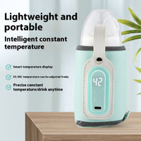 Funda Aislante para Botella con Carga Portátil y Control de Temperatura
