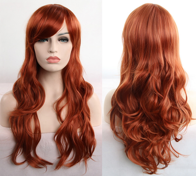 Peluca Anime Rizada 80cm - Cosplay de Colores Vibrantes - Image 3