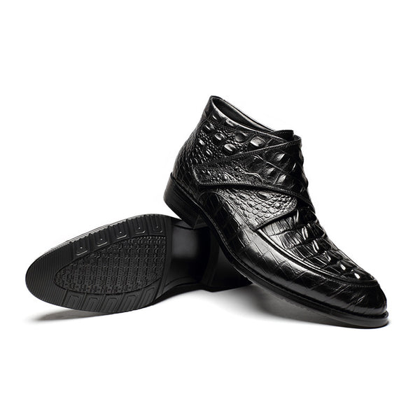 Botas Cortas de Negocios Clásicas para Hombre - Diseño Liso y Elegante - Image 19