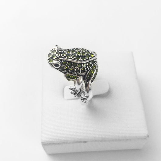 Anillo de Rana Glamour Exagerado - Diseño Personalidad Femenina - Image 5
