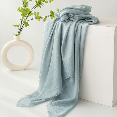 Pañuelo de Algodón y Lino Verano - Protección Solar Elegante - Image 17