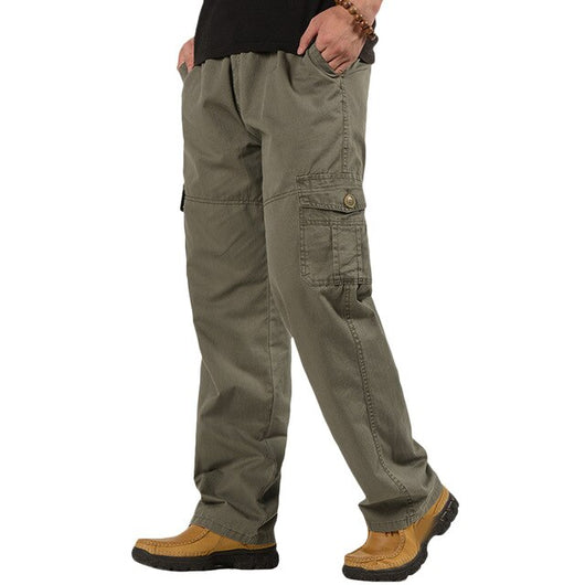 Pantalones Casuales Talla Grande para Hombre - Comodidad sin Compromiso - Image 7