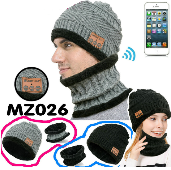 Gorro Tejido Bluetooth con Forro Polar - Conectividad Inteligente