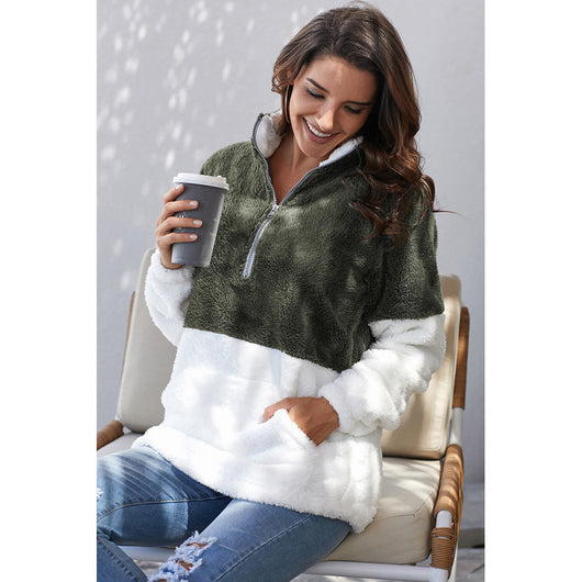 Suéter Pullover de Manga Larga en Felpa para Mujer - Image 11