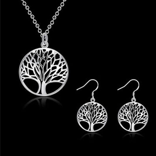 Dije Árbol de la Vida Calado en Plata 925