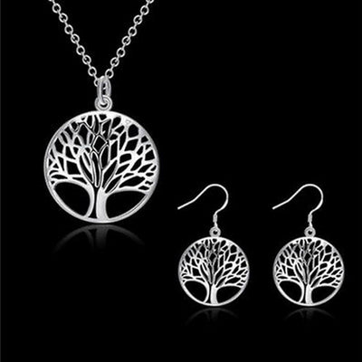 Dije Árbol de la Vida Calado en Plata 925