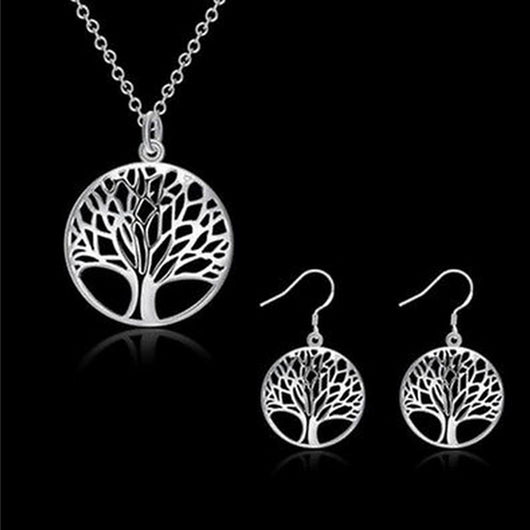 Dije Árbol de la Vida Calado en Plata 925
