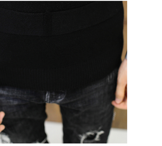 Suéter Tejido Cuello Alto para Estudiantes - Image 18
