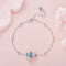 Pulsera de Plata 925 Estilo Japonés y Coreano para Mujer