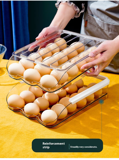 Organizador de Huevos Transparente Multiusos para Cocina - Image 15