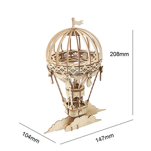 Torre Piano 3D de Madera - Puzzle DIY Rueda de la Fortuna - Image 8