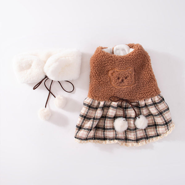 Vestido Infantil Osito Adorable con Diseño de Cachorro - Image 6
