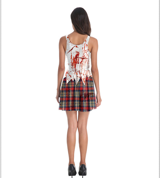 Disfraz de Fantasma Femenino - Chaleco Vestido para Escenario - Image 12