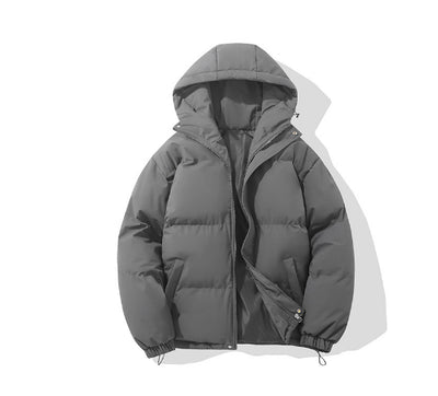 Abrigo Hoodie Acolchado para Hombre - Chaqueta de Invierno Cálida y Casual - Image 26