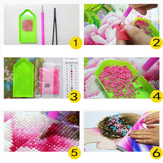Pintura de Diamantes 5D Diente de León Multicolor - Kit DIY Completo - Image 5