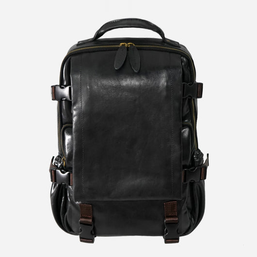 Mochila de Cuero Artesanal para Negocios - Estilo Profesional Masculino - Image 9