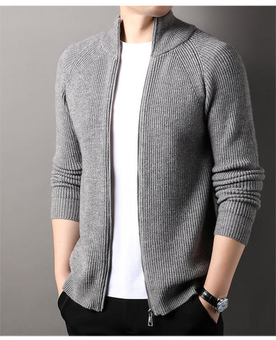 Cardigan Casual Cuello Alto Versátil para Hombre - Image 6