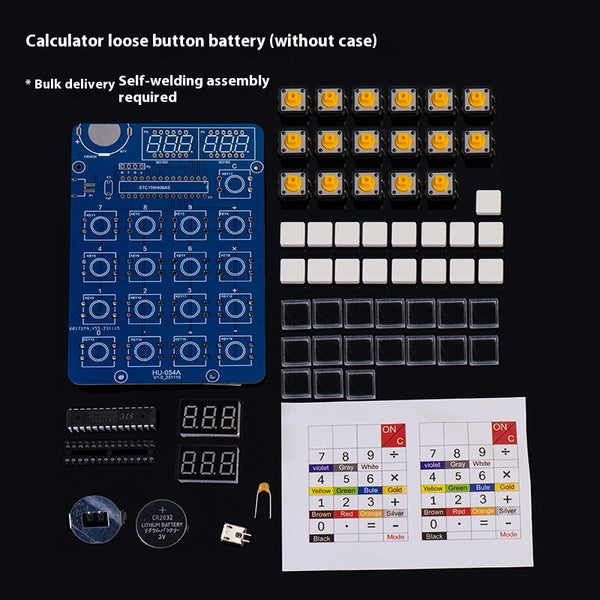Kit DIY Calculadora con Microcontrolador de Chip Único y Pantalla Digital - Image 6