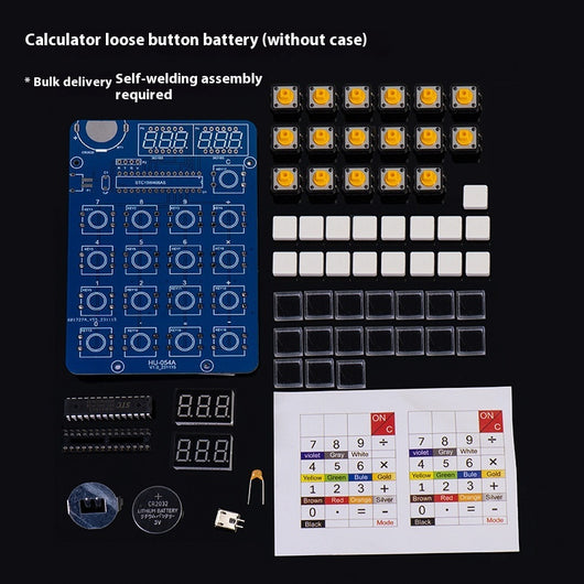 Kit DIY Calculadora con Microcontrolador de Chip Único y Pantalla Digital - Image 6