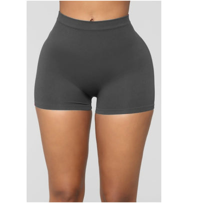 Shorts Ajustados de Cintura Alta con Elastano - Image 23