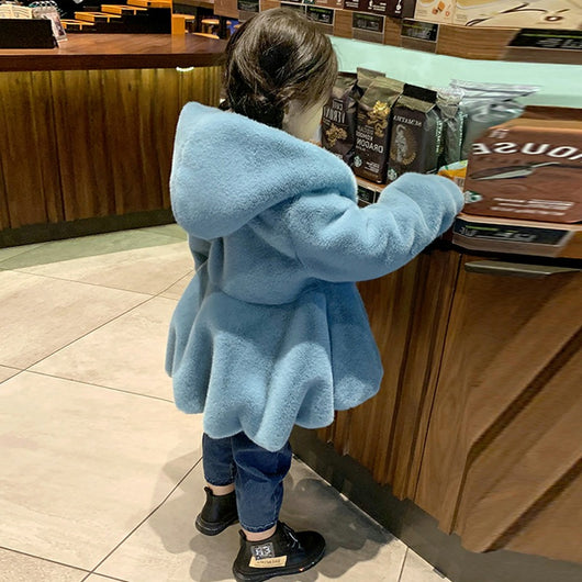Abrigo Infantil Personalizado con Capucha y Pelaje Sintético Cálido - Image 3