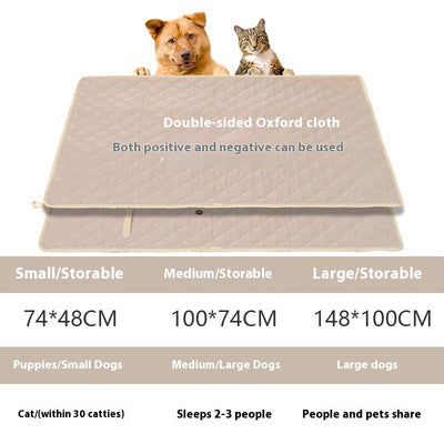 Colchoneta Portátil para Mascotas - Cuatro Estaciones con Almacenamiento - Image 6