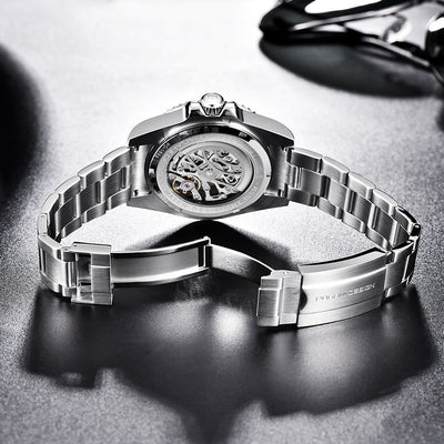 Reloj Mecánico PAGANI con Correa de Acero Inoxidable - Image 5