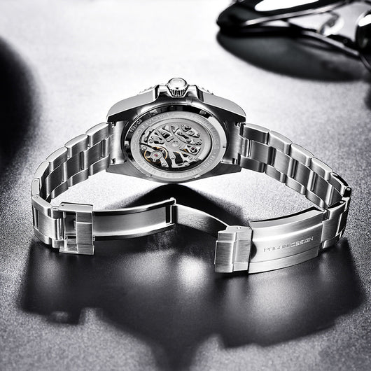 Reloj Mecánico PAGANI con Correa de Acero Inoxidable - Image 5