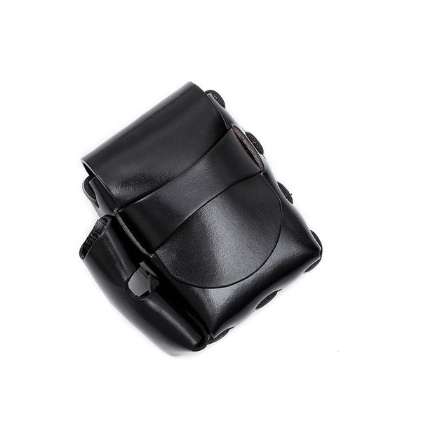 Estuche para Cigarrillos de Cuero Curtido Artesanal Estilo Retro