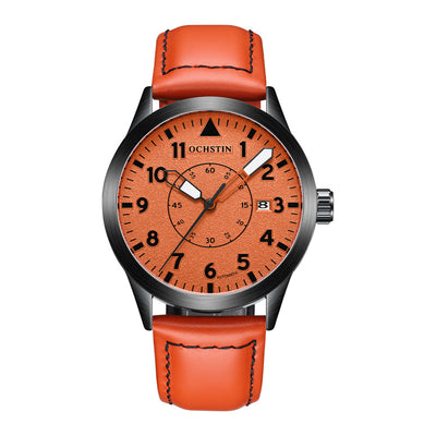 Reloj Automático de Hombre con Correa de Cuero, Resistente al Agua y Esfera Luminosa - Image 4