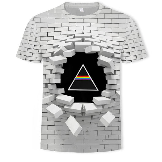 Camiseta Estampada 3D para Hombre de Manga Corta - Image 14