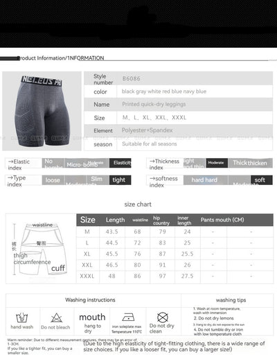 Shorts Deportivos Ajustados Transpirables para Correr, Ciclismo y Baloncesto - Image 15