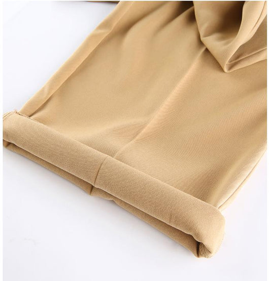 Pantalón Retro Cintura Alta Slim Fit Casual para Mujer - Image 7