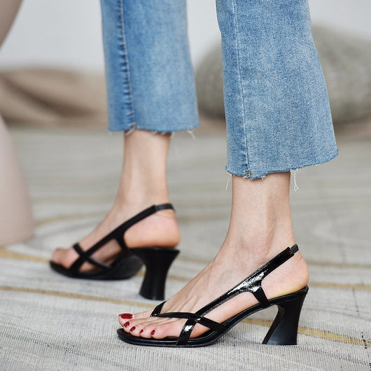 Sandalias de Mujer con Tacón Grueso y Plataforma - Image 4