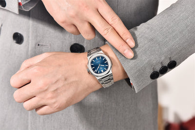 Reloj Automático de Acero Inoxidable Resistente al Agua - Diseño Barril - Image 15