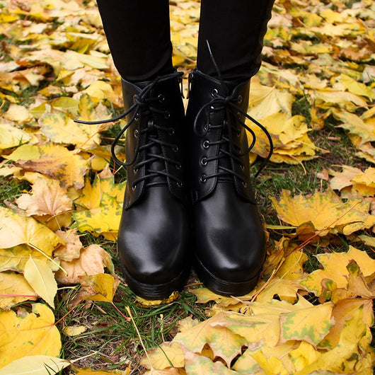 Botas Martin Impermeables para Mujer con Plataforma y Forro de Terciopelo - Image 2