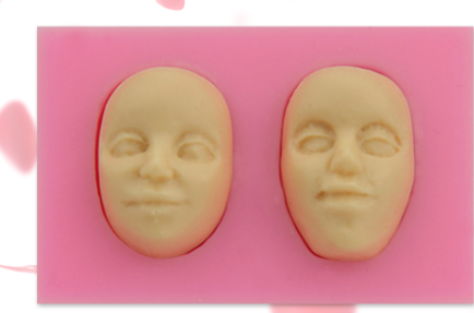 Molde de Silicona Líquida para Decoraciones Faciales DIY