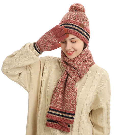 Conjunto de Abrigo Invernal: Gorro, Bufanda y Guantes de Acrílico - Image 13