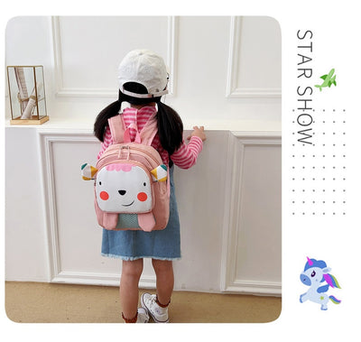 Mochila Escolar Infantil Animales Macaron - Diseño Adorable y Funcional - Image 28