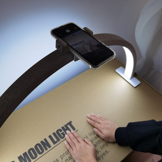 Lámpara de Escritorio Arc Semiluna para Uñas con Luz Cálida - Image 3