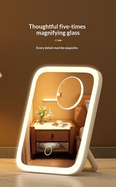 Espejo de Maquillaje LED para Dormitorio con Carga USB - Image 11