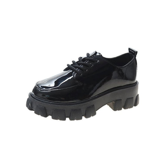 Zapatos de Cuero PU con Cordones, Punta Redonda y Boca Profunda - Image 13