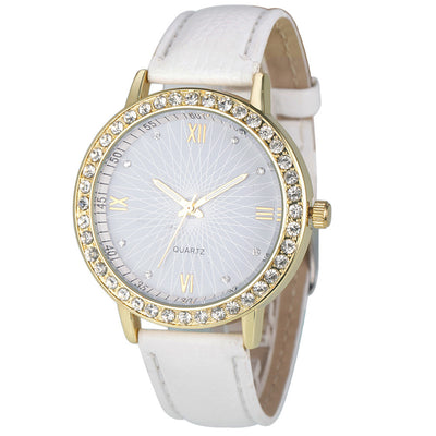 Reloj de Mujer Cara de Sol con Cuarzo y Detalles de Diamantes - Image 9