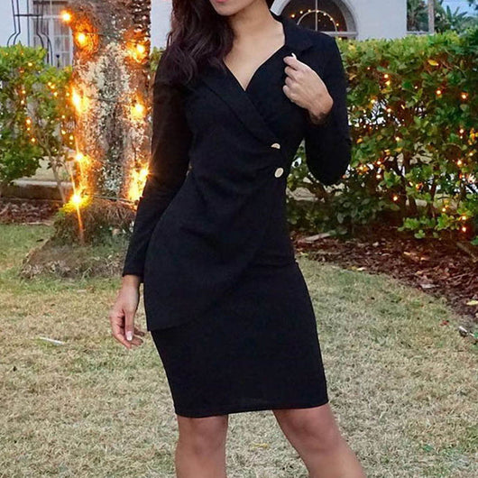 Vestido Largo de Botones con Cintura Marcada - Image 13