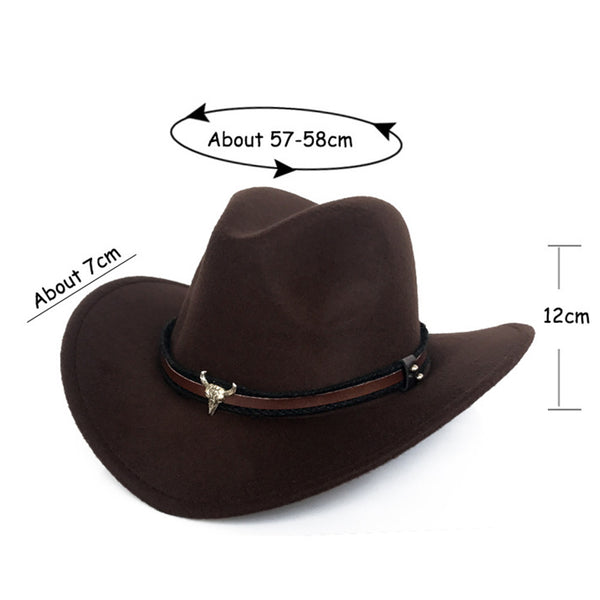 Sombreros de Lana y Fieltro Jazz para Hombre y Mujer